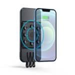 ÇİRİŞ 10.000 MAH SİYAH WIRELESS STANDLI POWERBANK - Görsel 2
