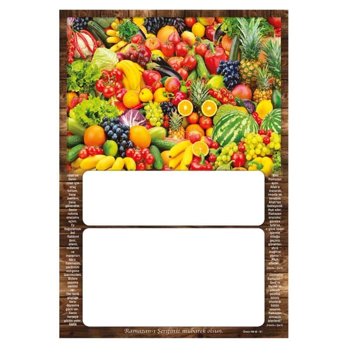 ÖMÜR-İM-B51 OFSET BASKILI İMSAKİYE - Görsel 2