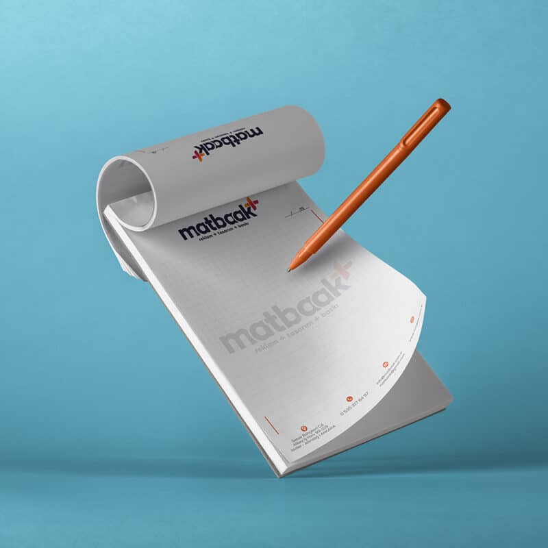 Tepeden tutkallı bloknot