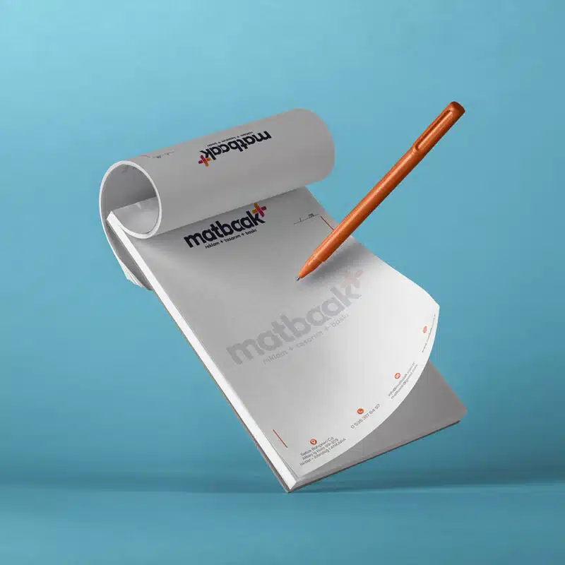 Tepeden tutkallı bloknot